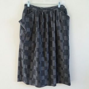 Vintage EVAN-PICONE II Women’s Plaid Check Skirt